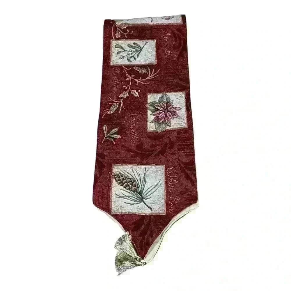 Holiday Foliage  Tapestry Table Runner